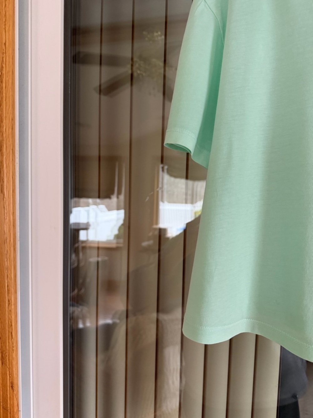 Les Tien May Mint Cropped Tee - Picture 2 of 7